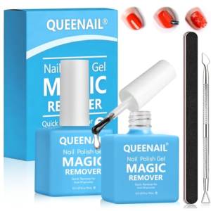 2 Piezas Quitaesmalte de Uñas, Quitaesmalte De Gel Para uñAs, No daña las Uña, con Lima de Uñas y Empuja Cutículas, Elimina Fácil y Rápidamente Esmalte Para Esmalte Uña Semipermanente