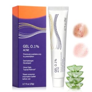 20g Crema Facial Anti Acné, Reduce Granitos, Granos y Puntos Negros, Textura Ligera de Absorción Inmediata, Para La MayoríA Tipos De Piel, Para Hombres y Mujeres