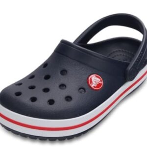 Crocs Crocband Clog K, Zuecos Unisex niños, Multicolor Navy Red, 37/38 EU