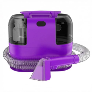 Limpiador de tapicerías/Aspiradora en húmedo–Dispositivo compacto de limpieza profunda de 500W para manchas; apto para alfombras, tapicerías, sofás, automóviles, suciedad de mascotas y más (Purple)