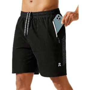 Calzones de Banho Homem, Desporto Baloncesto Homem Multibolsillos Bolsillo Swim Verano Calções Gym Hombres Short Secado Bermuda, Deportes Talla Grande Pantalones de Deporte Cortos Hombre, L
