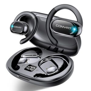 AI Auriculares Traductores de Idiomas, 7 Modos de 58H Auriculares Bluetooth Oído abierto para Viajes Negocios, 2026 Bluetooth 5.4 Traducción Audífonos de traducción en tiempo real 164 idiomas, Negro