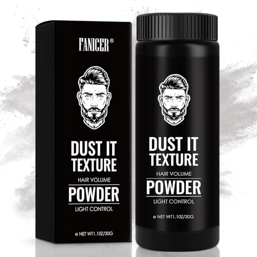 Hair Styling Powder, Polvo de peinado, Polvos Texturizantes Pelo Hombre, Máximo Aumento de Volumen y Textura, Mate/no Graso/Duradera/, Aptopara Todo Tipo de Cabellos