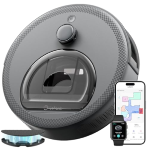 LEFANT M330 Robot Aspirador y Fregasuelos con Mapeo 3 en 1, 150min, 5000 Pa, Evitación de Obstáculos PSD 190°, Navegación dToF, 5G WiFi/Alexa/App/i Watch, Ideal para Pelo de Mascotas y Alfombras, Gris