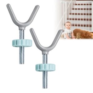 2 Husillos de Fijación para Barandillas de Escalera – Kit de Extensión para Puertas de Bebé y Protección Infantil