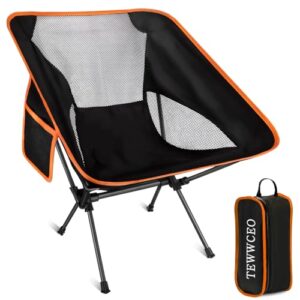TEWWCEO Silla de Camping,Sillas Playa Plegables Ligeras con Bolsa de Almacenamiento Portátil,Portátil Silla Camping Plegable Ligera para Senderismo,Picnics,Acampada,Pesca