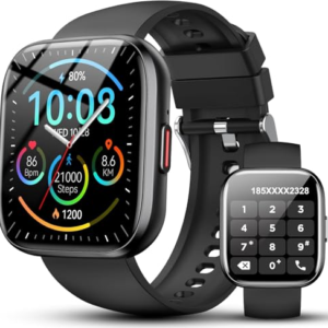 Ddidbi Reloj Inteligente Hombre Mujer, 1.85" Llamadas Smartwatch con 112 Modos Deportivos, IP68 Impermeable Smart Watch con Pulsómetro/Monitor de Sueño/Podómetro, Pulsera Actividad para Android iOS