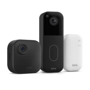 Blink Outdoor 4 Cámara con Videotimbre Blink (Negro), Sync Module Core incluido