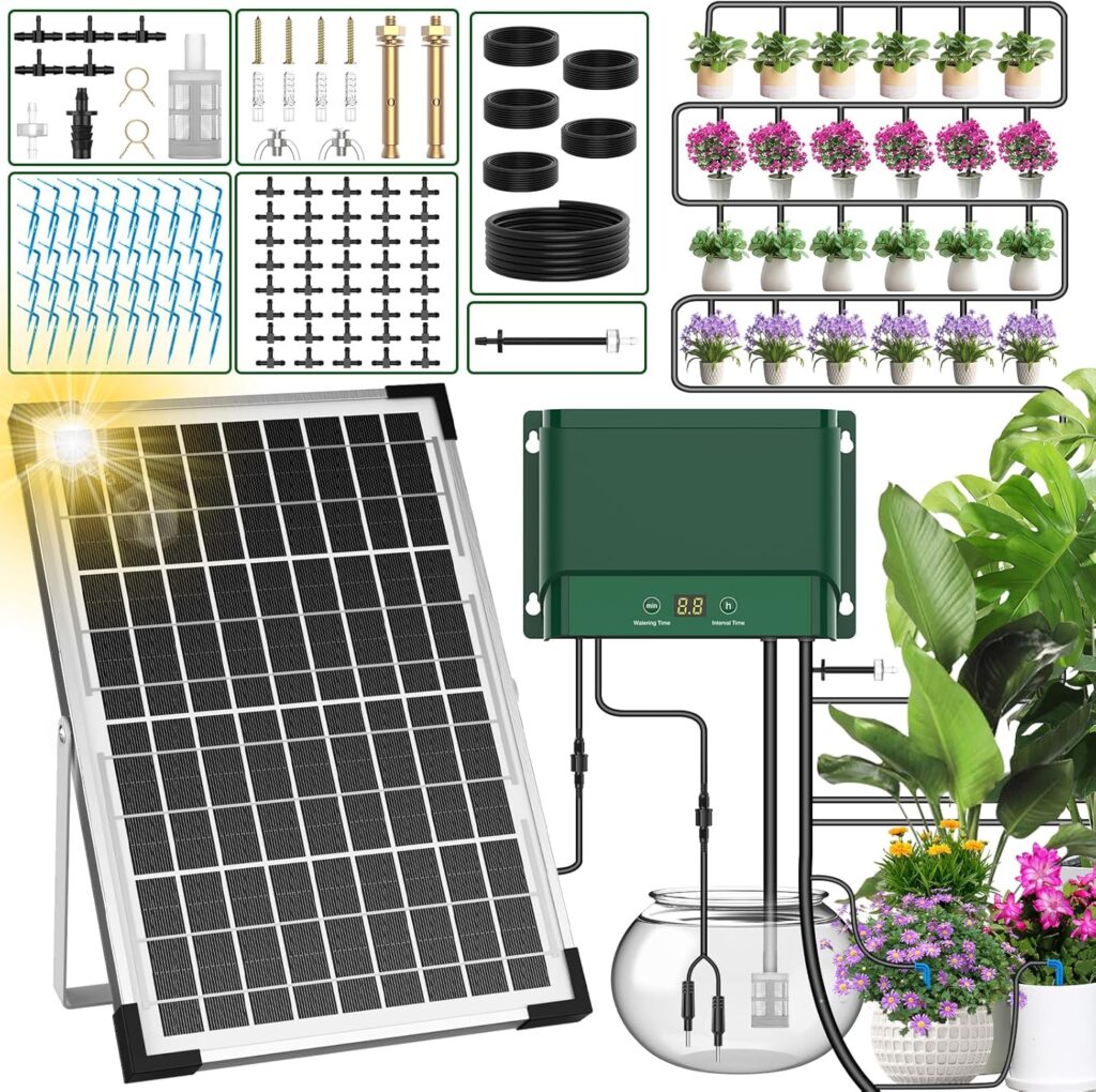 Sistema de Riego Solar para Jardín