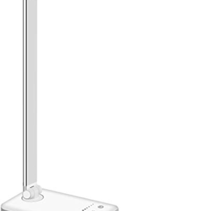 SLATOR Lámpara Escritorio LED, Flexo de Escritorio (Cuidado Ocular, Puerto USB, 5 Modos,10 Niveles de Brillo,Temporizador de 30/60min, Función de Memoria)