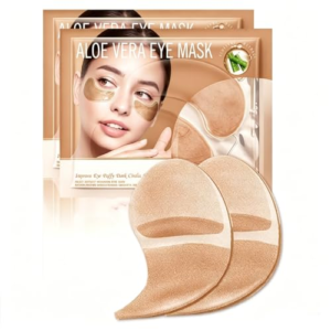 Mascarilla para Ojos de Aloe Vera, Antiojeras Parches Ojeras, Líneas Finas y Arrugas, Ojos Bolsas y Ojeras, idrata el Contorno de Eyes, Uso diario
