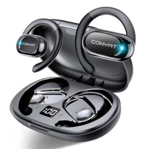 AI Auriculares Traductores de Idiomas, 7 Modos de 58H Auriculares Bluetooth Oído abierto para Viajes Negocios, 2026 Bluetooth 5.4 Traducción Audífonos de traducción en tiempo real 164 idiomas, Negro