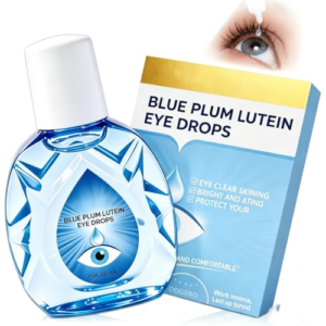 15ml Gotas Hidratantes para Ojos Secos,Gotas Oculares Calmantes,Alivio inmediato para ojos secos e irritados,Uso diario,Aptas para Lentes de Contacto (cielo azul)