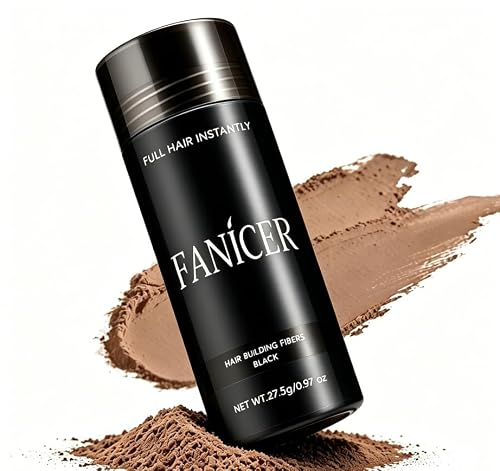 Polvo densificador, Fibra cabello, Efecto voluminoso, Fácil de aplicar, Chocolate marrón oscuro