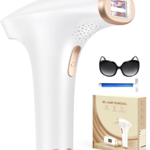 Haarlosy Depiladora Láser IPL Sin Dolor,Depiladora de Luz Pulsada 3 Funciones Avanzadas, Depilacion Laser 9 Niveles de Energía para Mujeres y Hombres, Ideal para Rostro, Bikini y Cuerpo GLY01