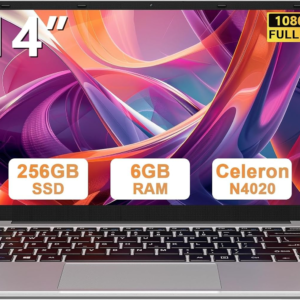 bvate 2026 Ordenador portátil 14",Win11 N4020 Up to 2.8Ghz 256GB Admite expansión SSD 1TB 14" Portátiles FHD 2.4G+5G WiFi BT 4.2 Mini-HDMI con ratón inalambrico & Pegatinas Teclado Español-Plata