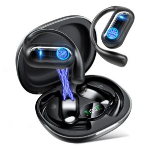Auriculares inalámbricos Bluetooth con traducción en Tiempo Real por IA, bidireccional en 198 Idiomas. Diseño Abierto, Bluetooth 6.1, 60 h de batería. Ideales para Viajes, reuniones y Aprendizaje.