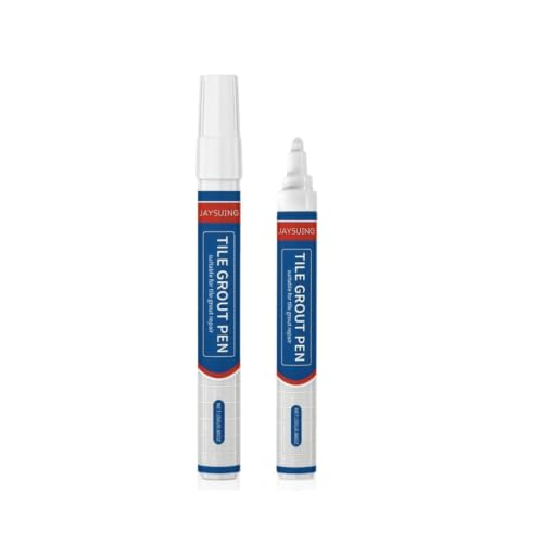 Rotulador para Juntas de Azulejos Blanco, Marcador de Pintura para Baldosas de Suelo y Pared