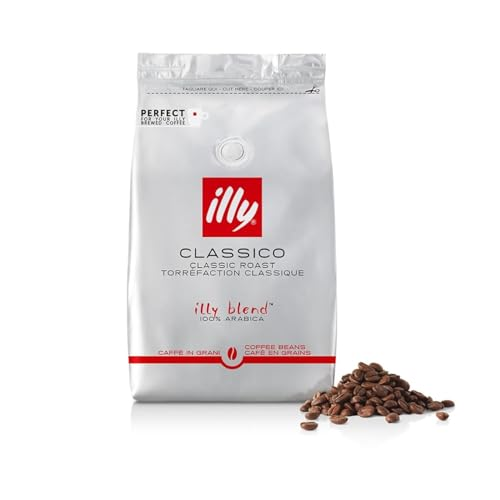 illy, Café en Grano Molido CLASSICO, 1 Lata de 500g