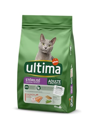 Ultima Esterilizado Adult Salmón - Comida Seca para Gatos - 10kg