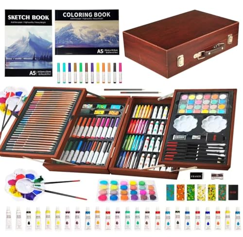 KINSPORY Maletín de Pinturas de 139 Piezas para niños
