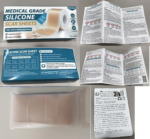 Parches de Gel de Silicona Suave,Parches de Silicona Reutilizables,Transpirables e Impermeables