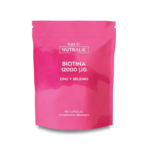 Biotina 12.000 mcg Complex - Para Cabello Piel Uñas - Hombre y Mujer