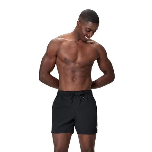 Speedo Classic Logo Volley 16" Short de Agua para Hombre, Negro, L