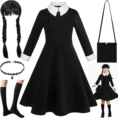 ZZXLOPEZ Disfraz Halloween, Vestido Gótico para Halloween Carnaval (150cm)