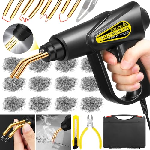 ZZXLOPEZ 200W Soldador de Plástico, Plástico Soldadura Máquina con 1000PCS Grapas